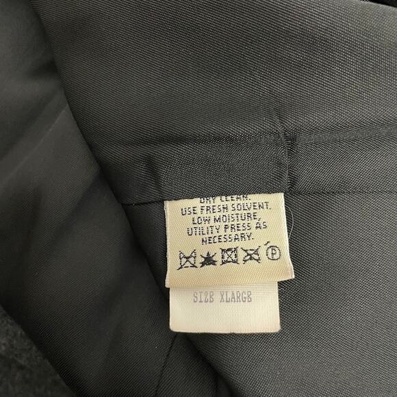 Vtg Eddie Bauer Womens Size XXL Charcoal Wool Angora Jacket Blazer Minimalist - Picture 8 of 13